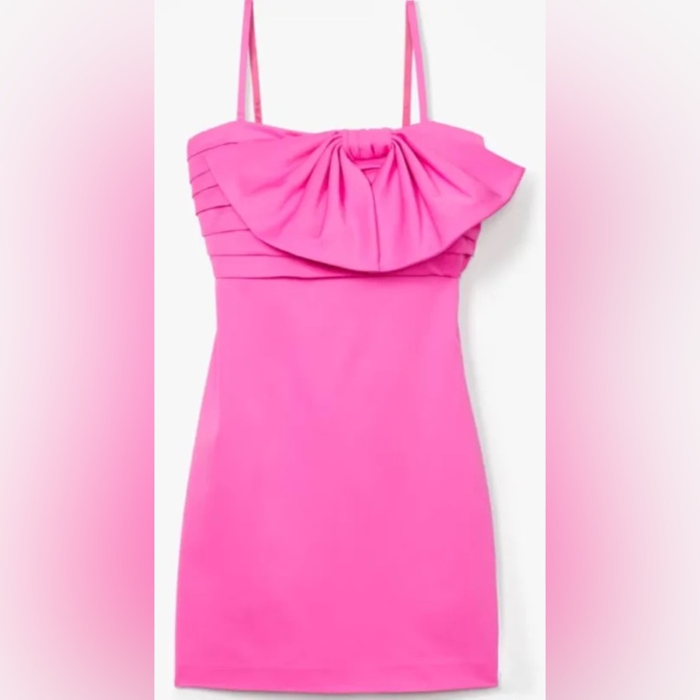 NWT Kate Spade Pink Bow Cocktail Dress